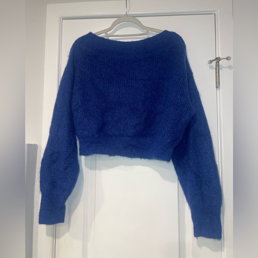 & other stories blue sweater